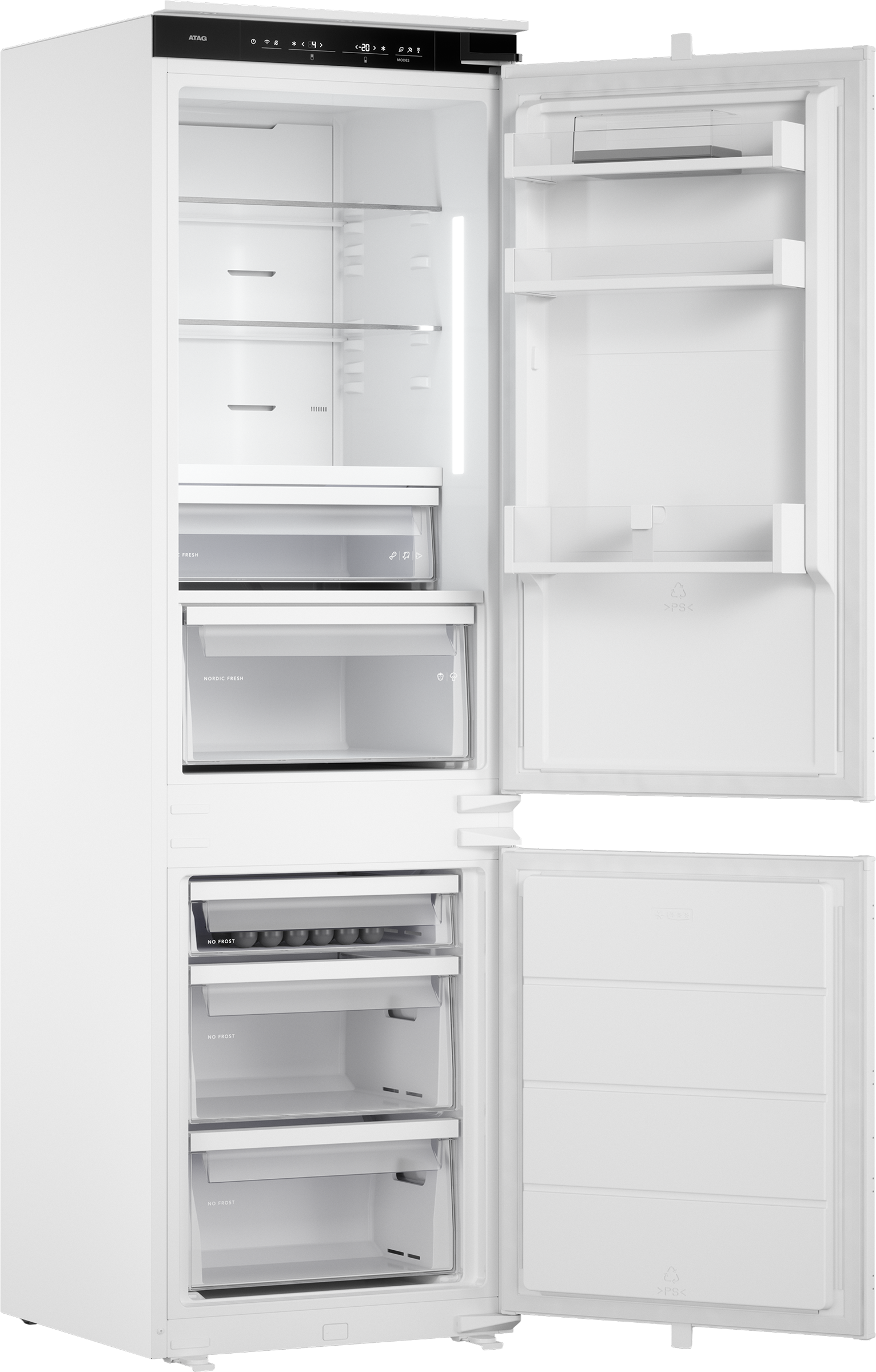 ATAG KSC8178ND koel-/vriescombinatie - 178cm