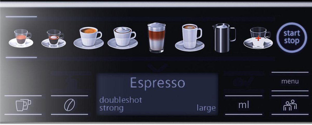 SIEMENS TE655203RW EQ6 espresso machine
