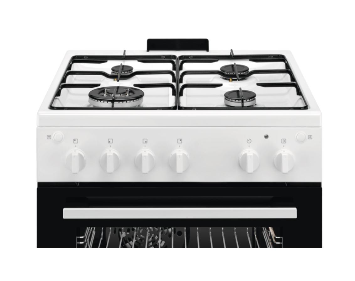 AEG CGB62100CW fornuis met gaskookplaat - 60cm AEG CGB62100CW fornuis met gaskookplaat - 60cm