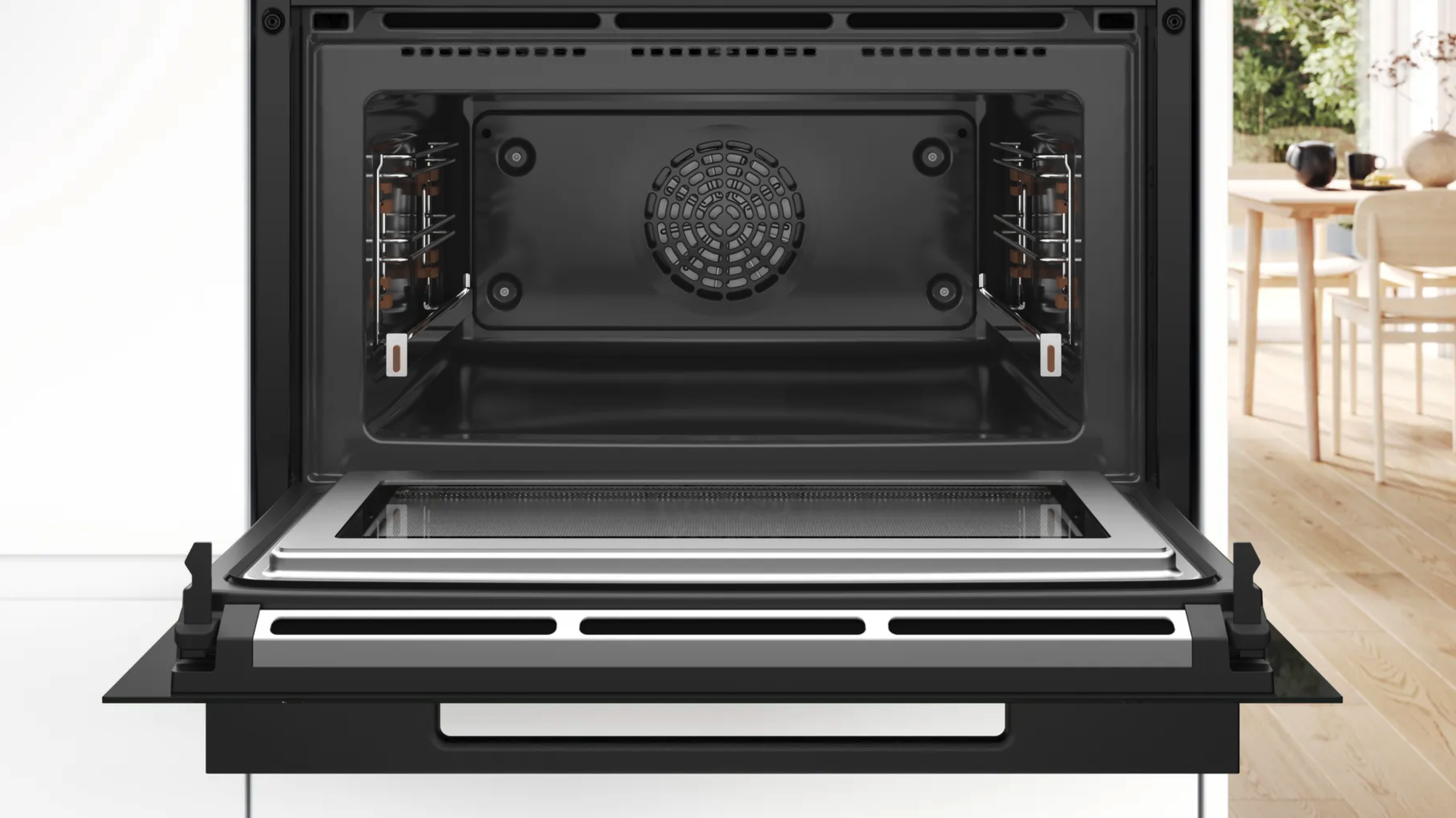BOSCH CMG976KB1 SERIE 8 multifunctionele oven met microgolfoven - 45cm