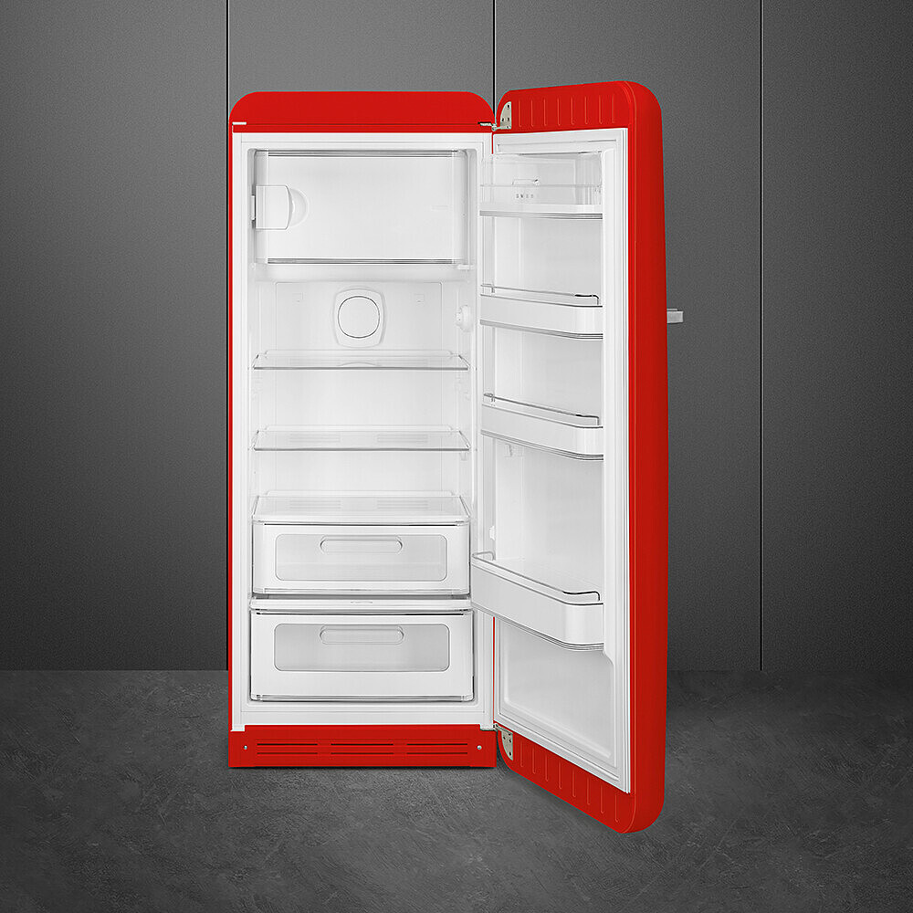 SMEG FAB28RRD6 vrijstaande koelkast met vriesvak - 153cm
