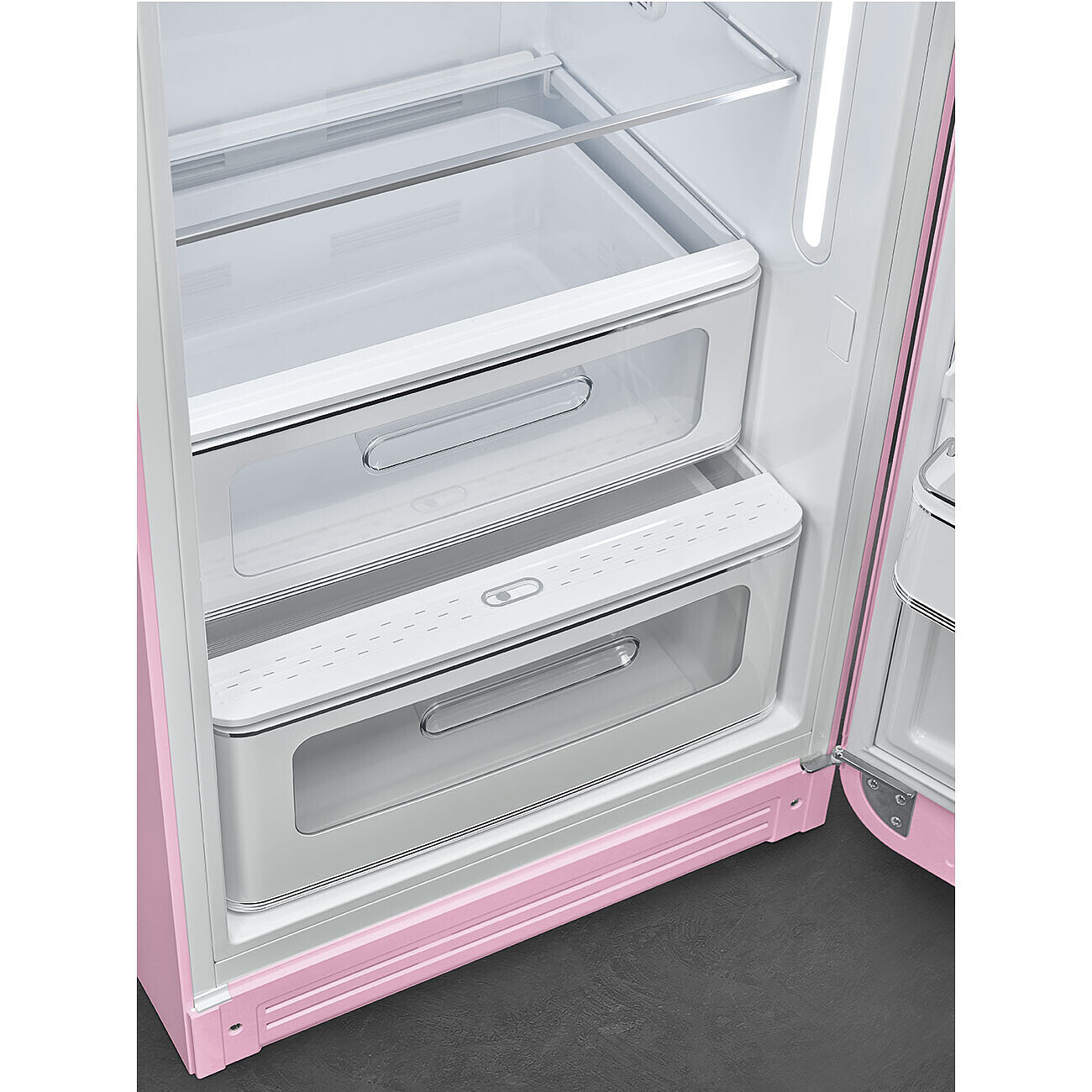 SMEG FAB28RPK6 vrijstaande koelkast met vriesvak - 153cm