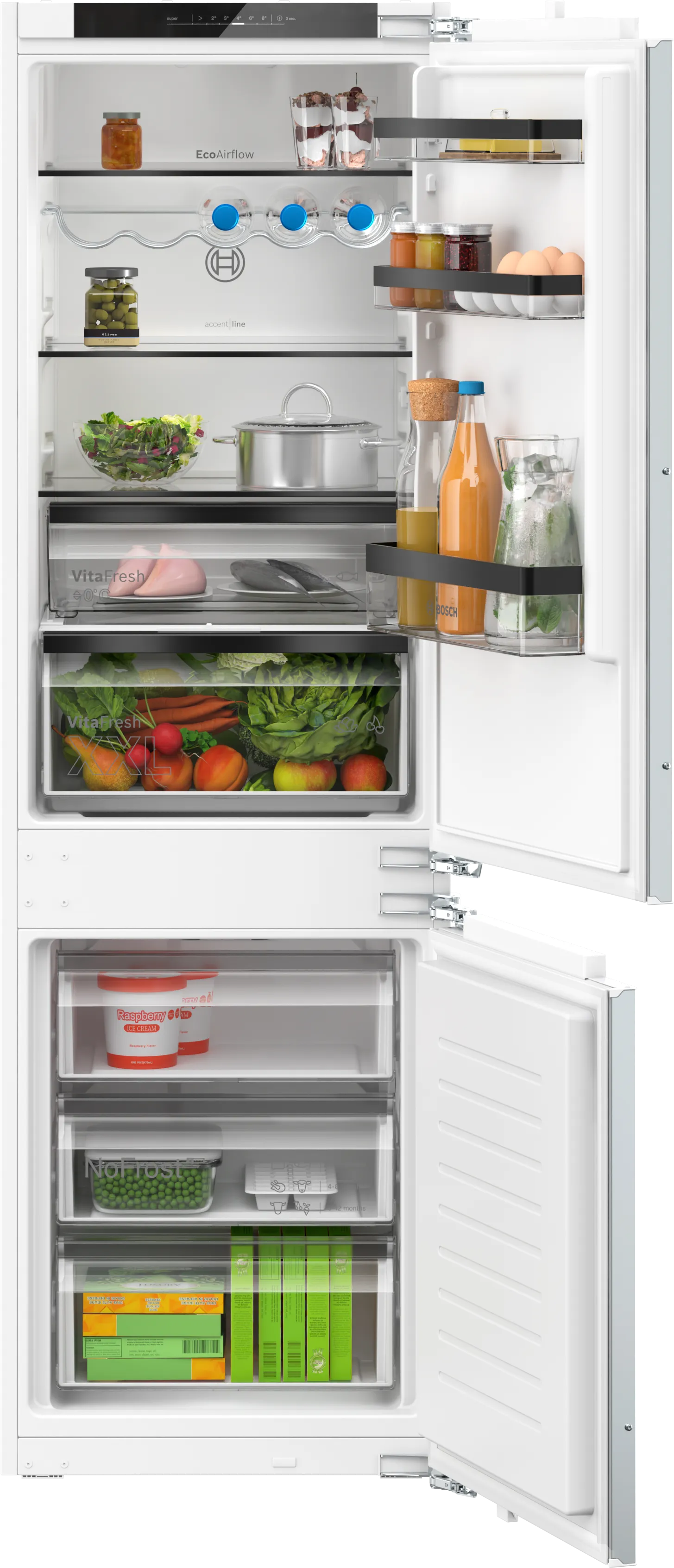 BOSCH KIN86SFE0 SERIE 4 koel-/vriescombinatie - 178cm