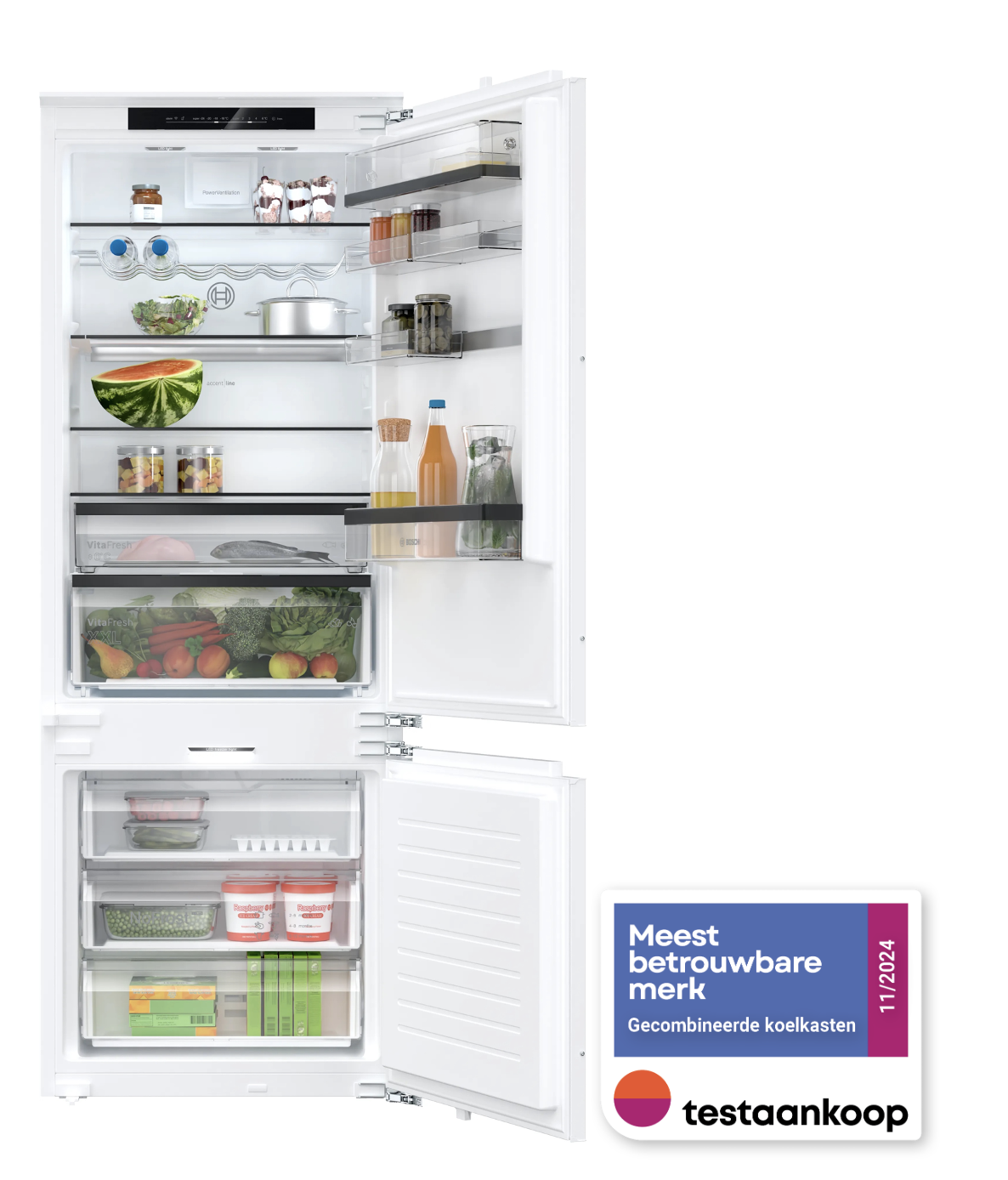 BOSCH KBN96SDD0 SERIE 6 koel-/vriescombinatie - 194cm BOSCH KBN96SDD0 SERIE 6 koel-/vriescombinatie - 194cm