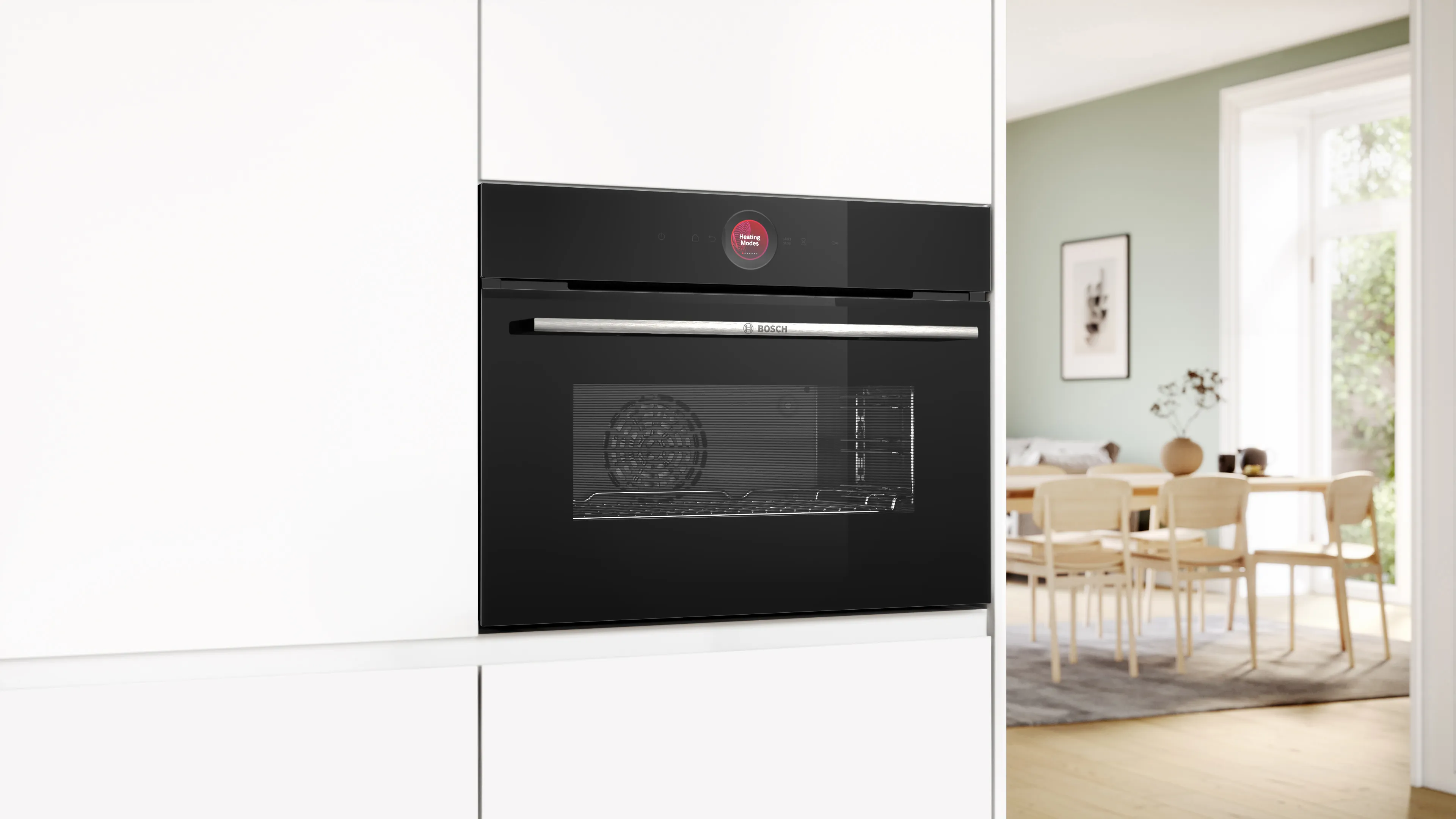 BOSCH CBG7341B1 SERIE 8 multifunctionele oven - 45cm