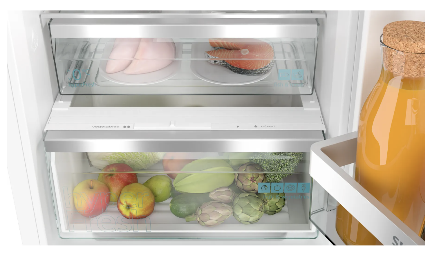 SIEMENS KI86NEDD0 IQ500 koel-/vriescombinatie - 177cm