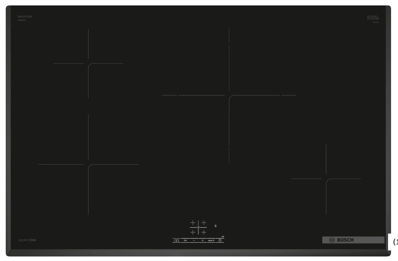 BOSCH PIE861BB5E SERIE 4 inductiekookplaat - 80cm
