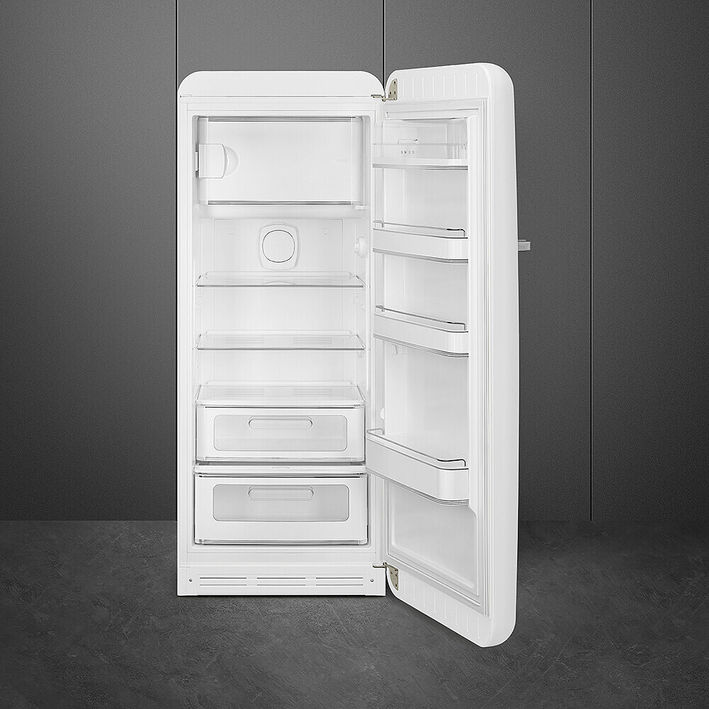 SMEG FAB28RWH6 vrijstaande koelkast met vriesvak - 153cm