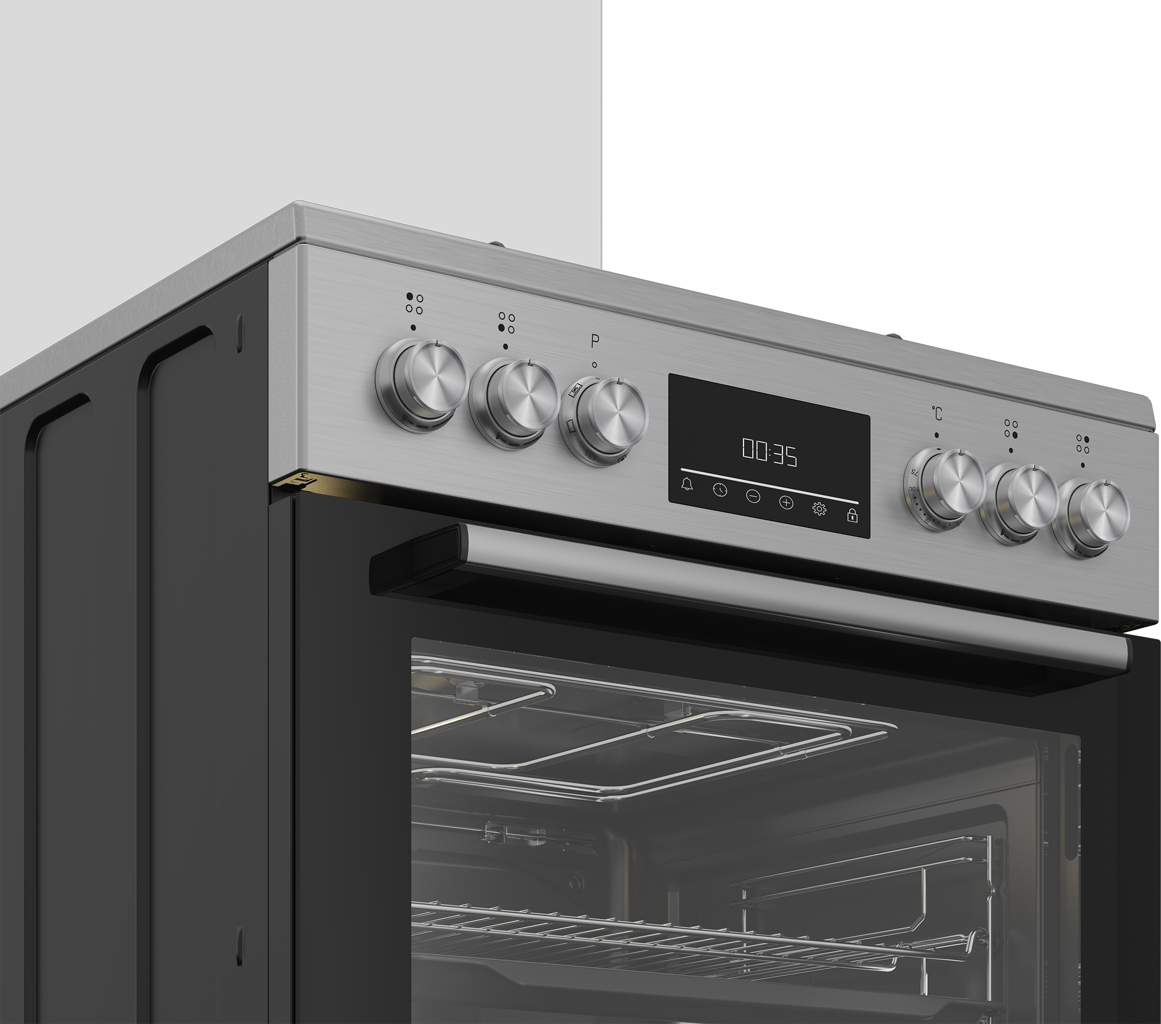 BEKO FBM62330DXS fornuis met gaskookplaat - 60cm