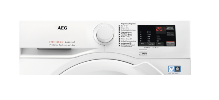 AEG LF62R840 6000 wasmachine AEG LF62R840 6000 wasmachine