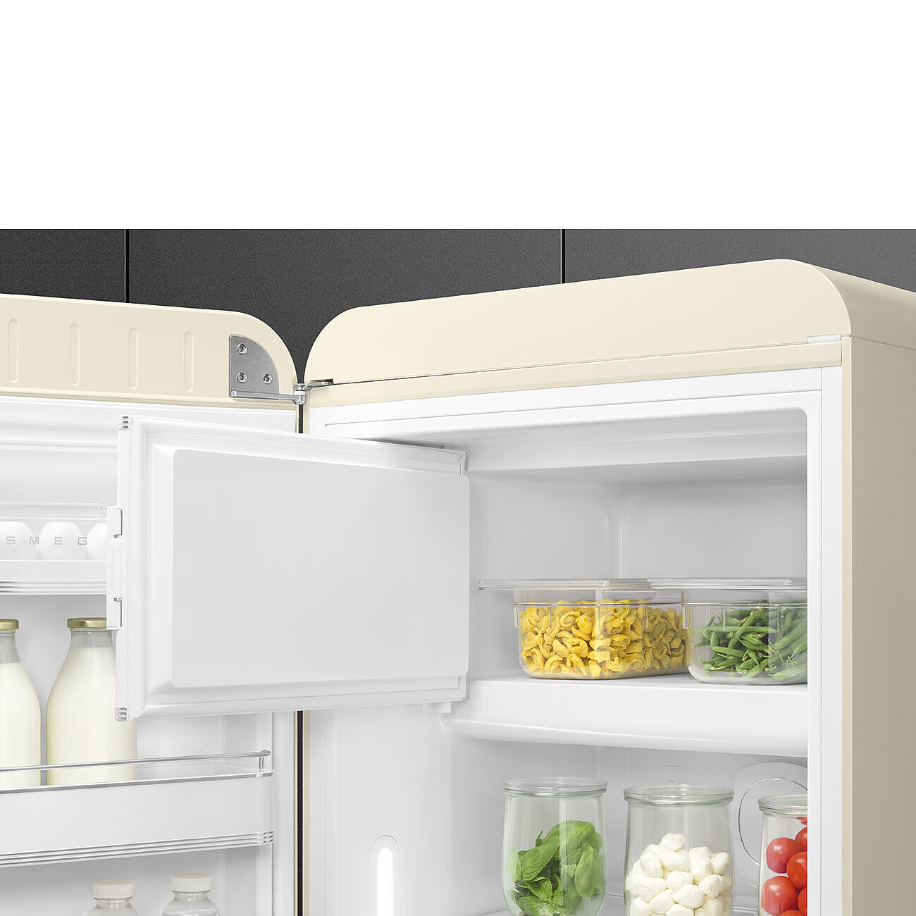 SMEG FAB28LCR6 vrijstaande koelkast met vriesvak - 153cm