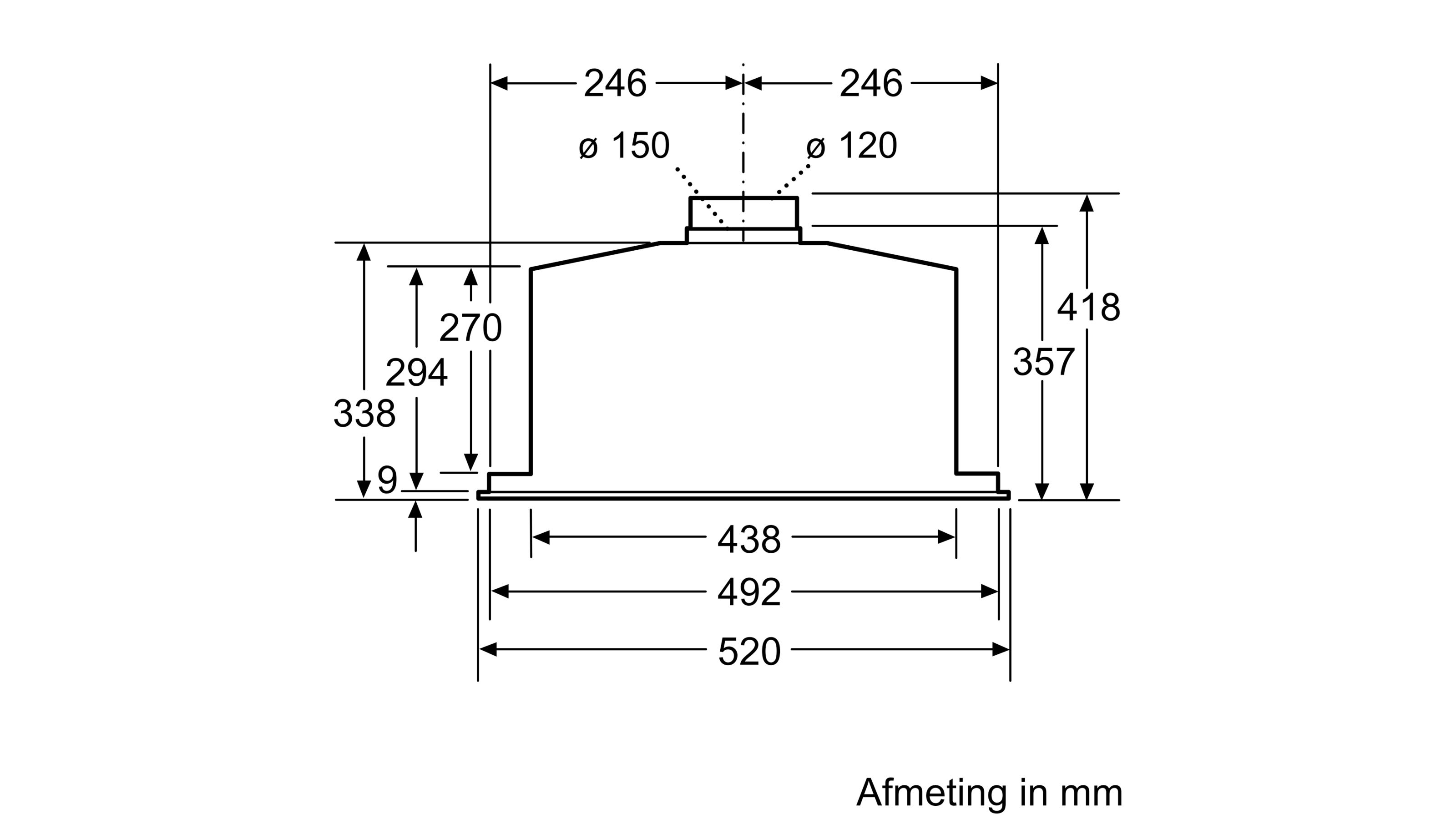 SIEMENS LB57574 IQ500 inbouwgroep - 52cm