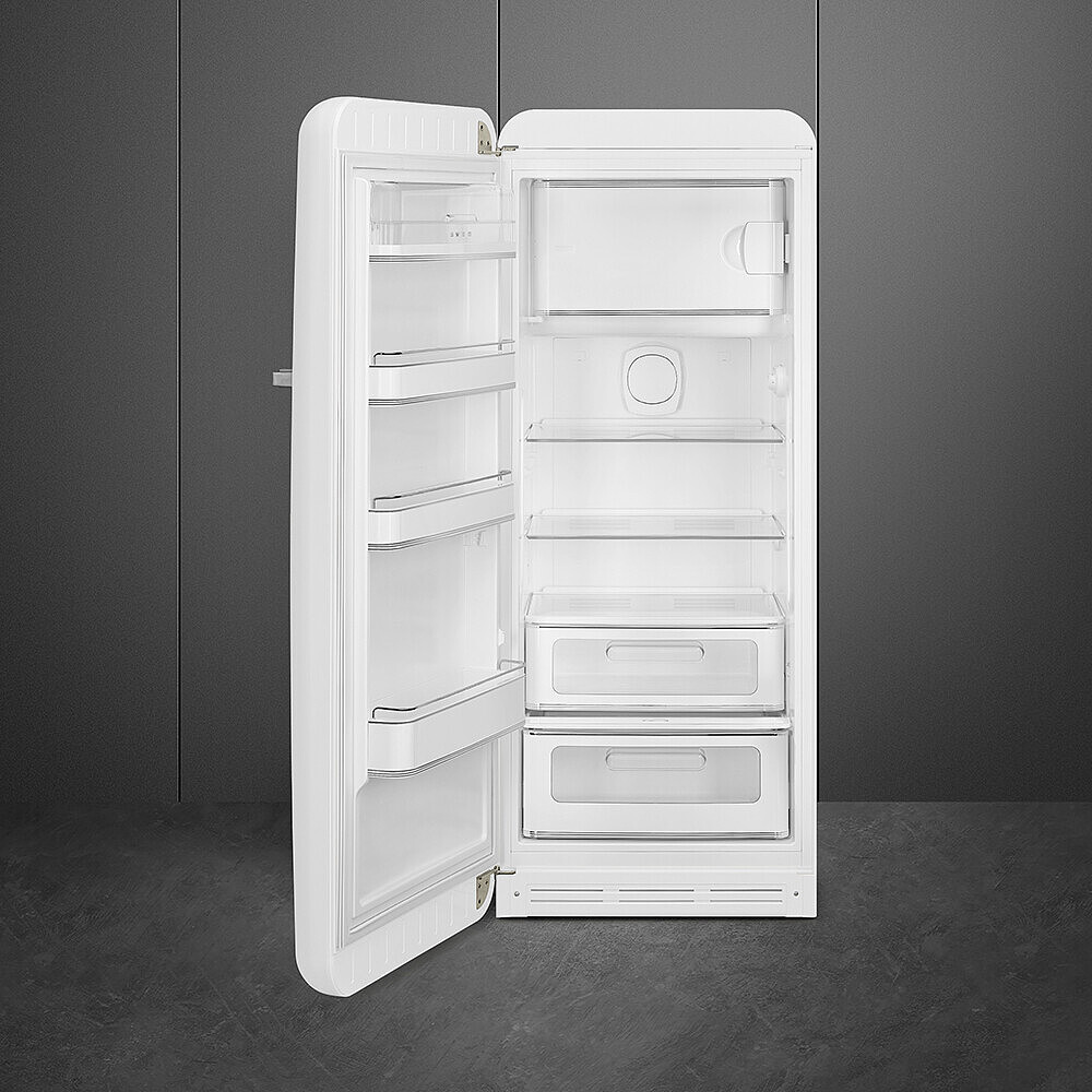 SMEG FAB28LWH6 vrijstaande koelkast met vriesvak - 153cm