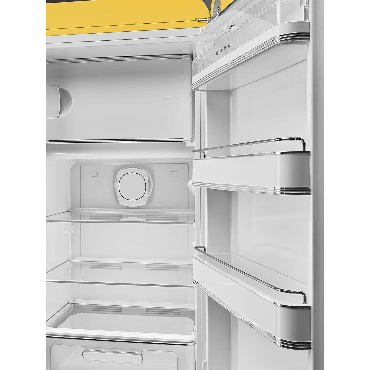 SMEG FAB28RYW6 vrijstaande koelkast met vriesvak - 153cm