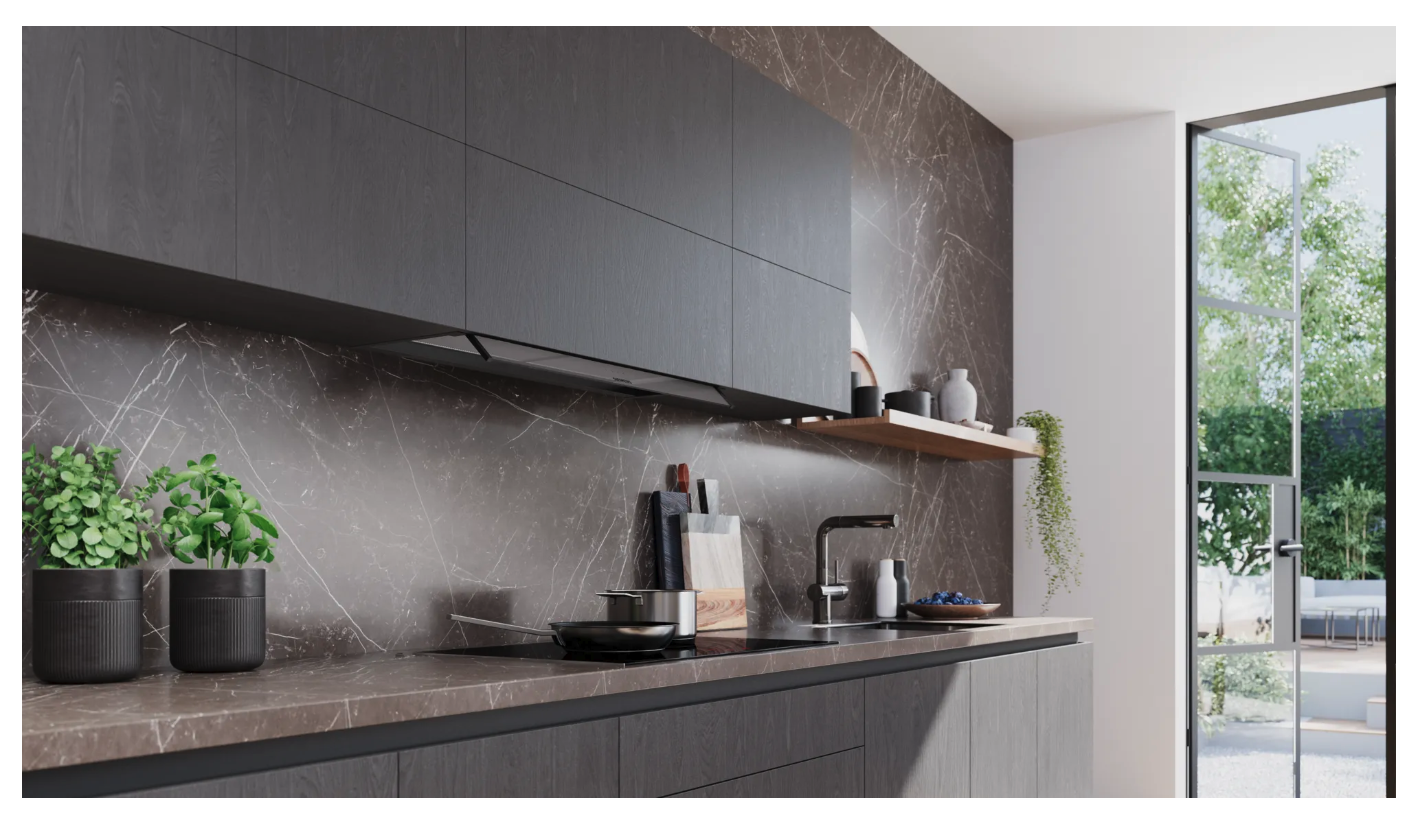 SIEMENS LJ95BCC60 geïntegreerde dampkap - 90cm