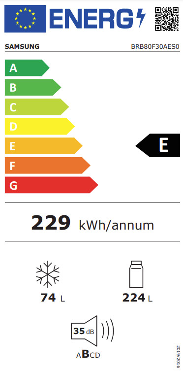 SAMSUNG BRB80F30AES0EF koel-/vriescombinatie - 194cm SAMSUNG BRB80F30AES0EF koel-/vriescombinatie - 194cm
