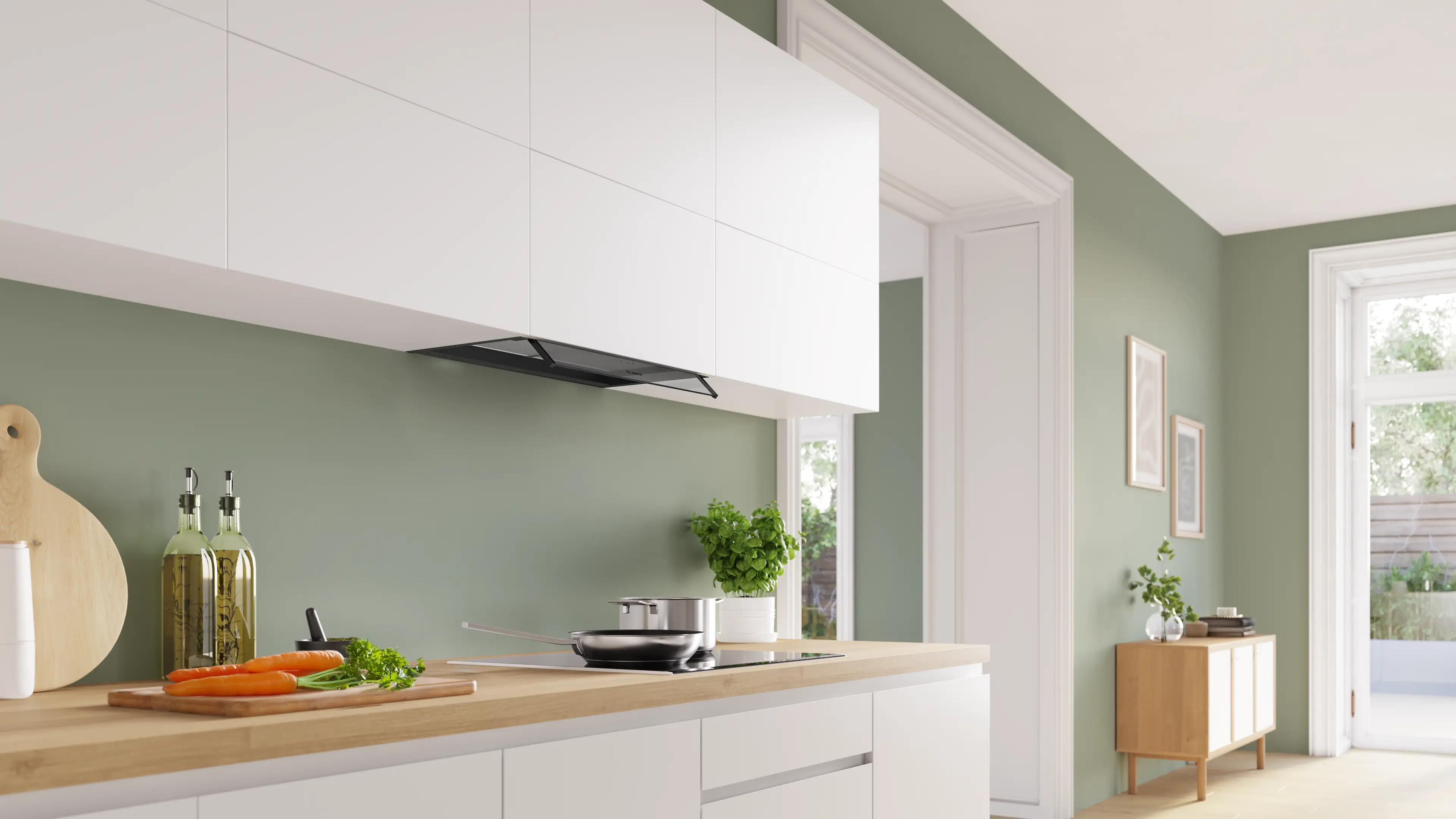 BOSCH DBB65CC60 geïntegreerde dampkap - 60cm