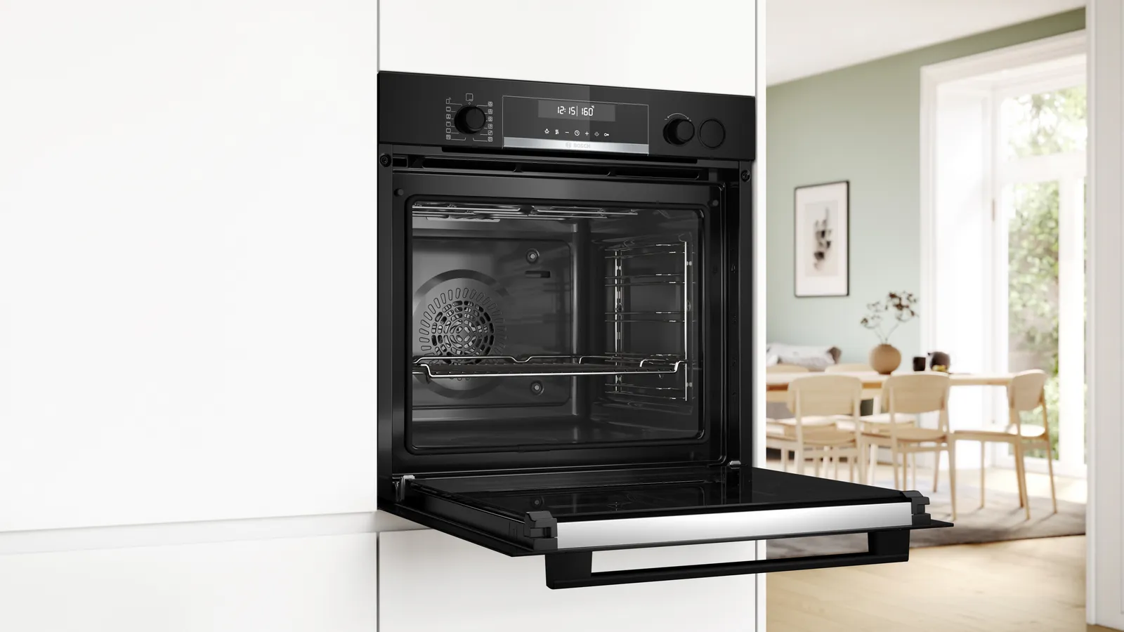 BOSCH HRG578BB7 SERIE 6 multifunctionele oven met stoomtoevoeging - 60cm
