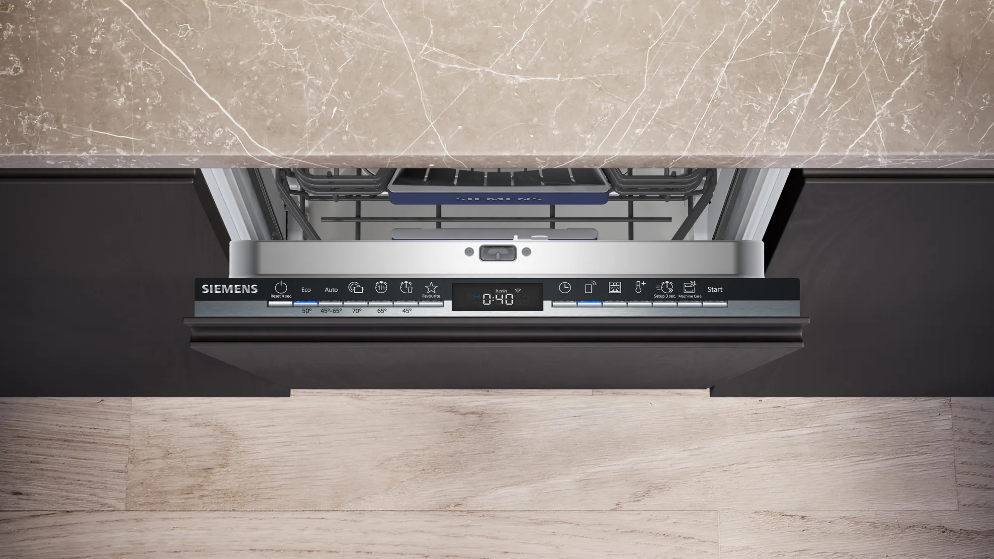 SIEMENS SR63EX24ME IQ300 vaatwasser volledig integreerbaar