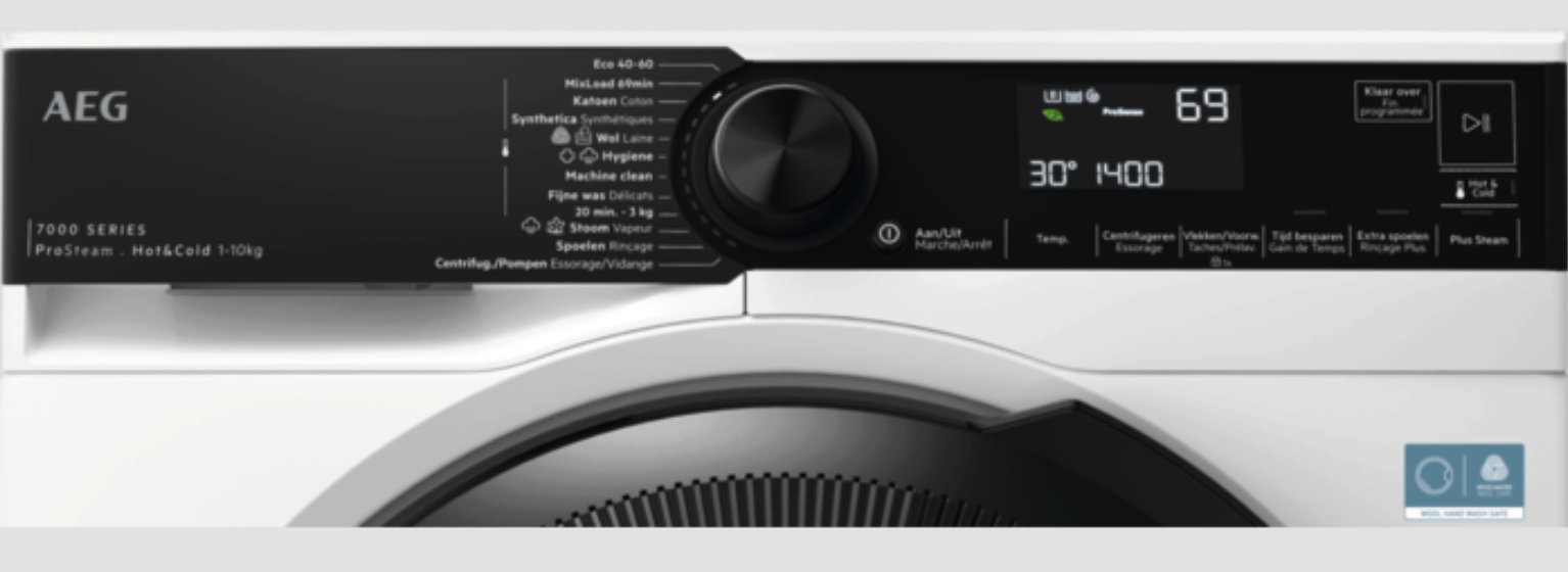 AEG LR76HOT 7000 wasmachine