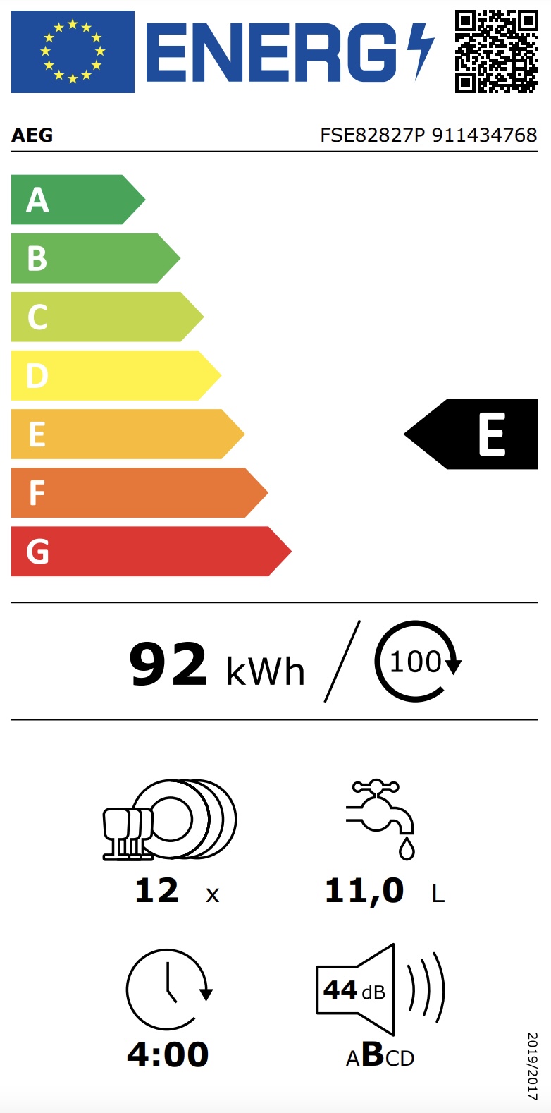 AEG FSE82827P 9000 vaatwasser volledig integreerbaar AEG FSE82827P 9000 vaatwasser volledig integreerbaar