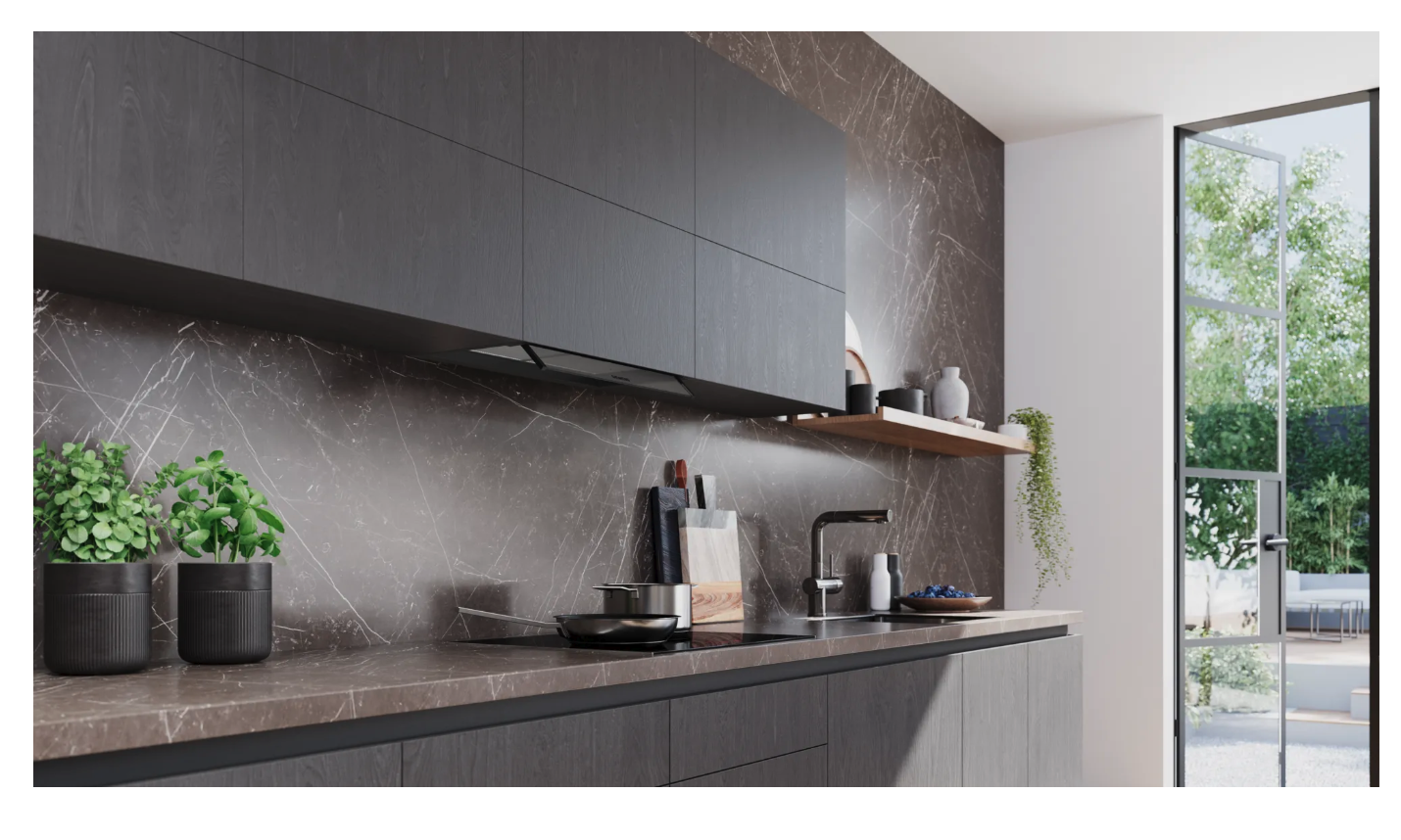 SIEMENS LJ65BCC60 geïntegreerde dampkap - 60cm