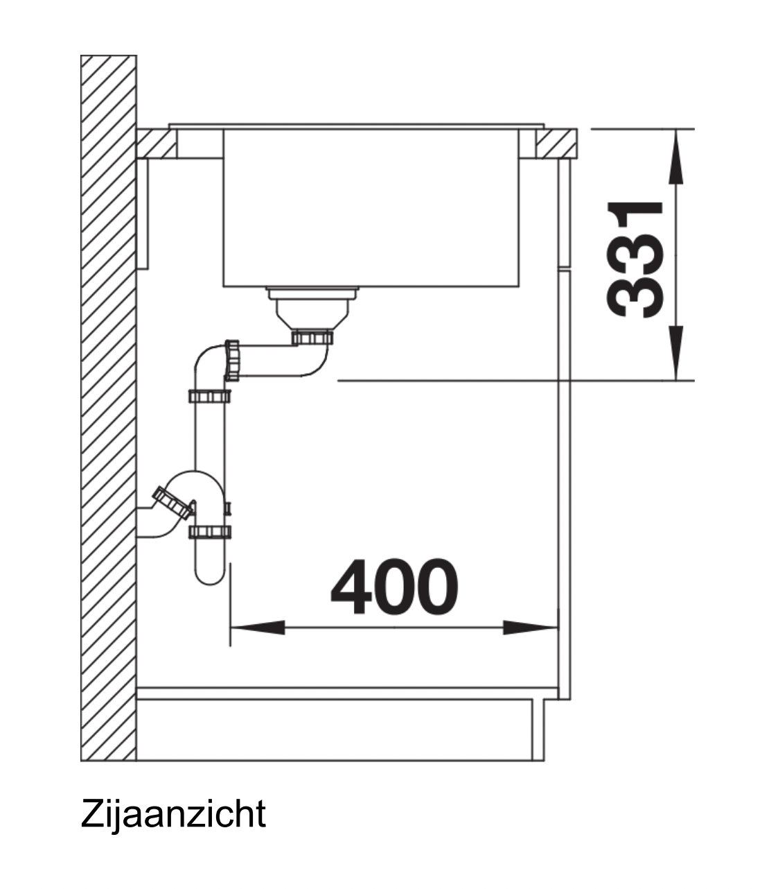 BLANCO 521504 PLEON spoelbak