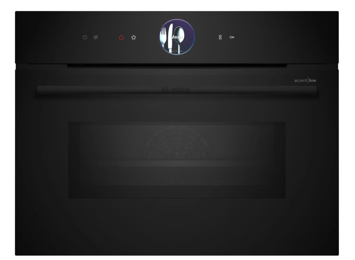 BOSCH CMG976KB1 SERIE 8 multifunctionele oven met microgolfoven - 45cm