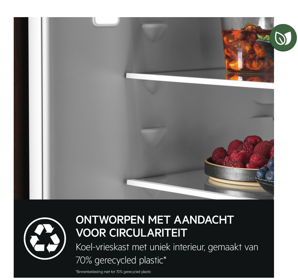 AEG TC7MS181CF koel-/vriescombinatie - 178cm