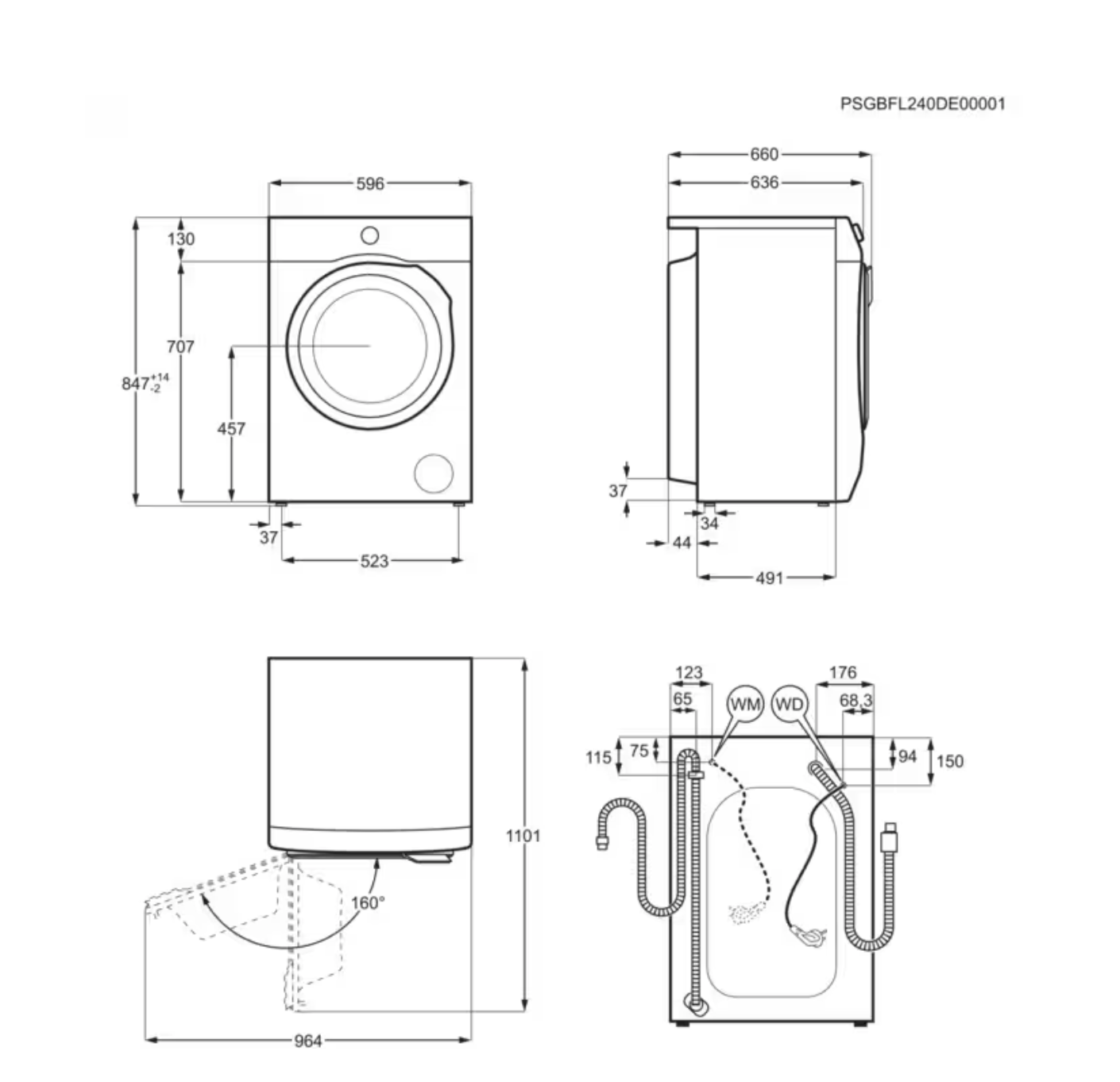 AEG LR63RE944 wasmachine