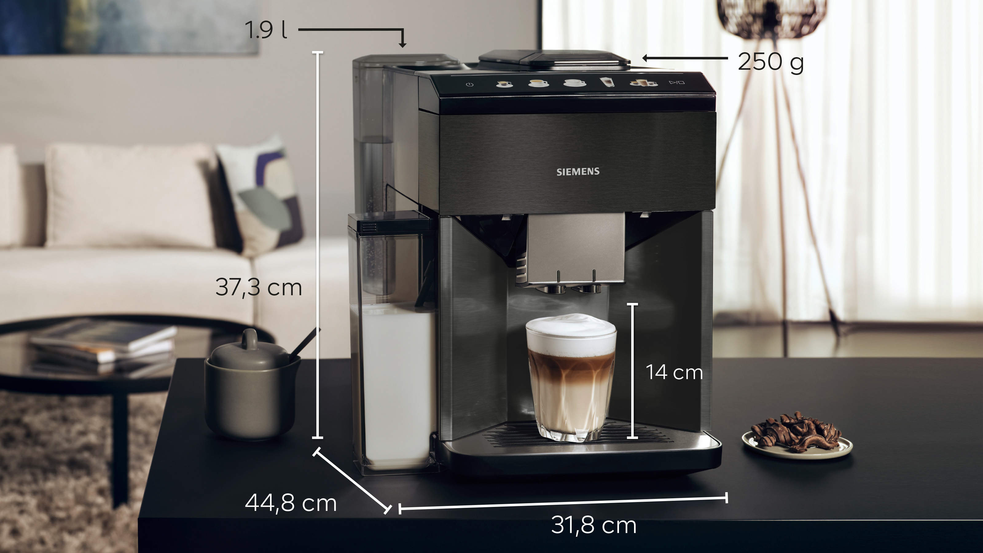 SIEMENS TQ518DF3 EQ500 espresso machine