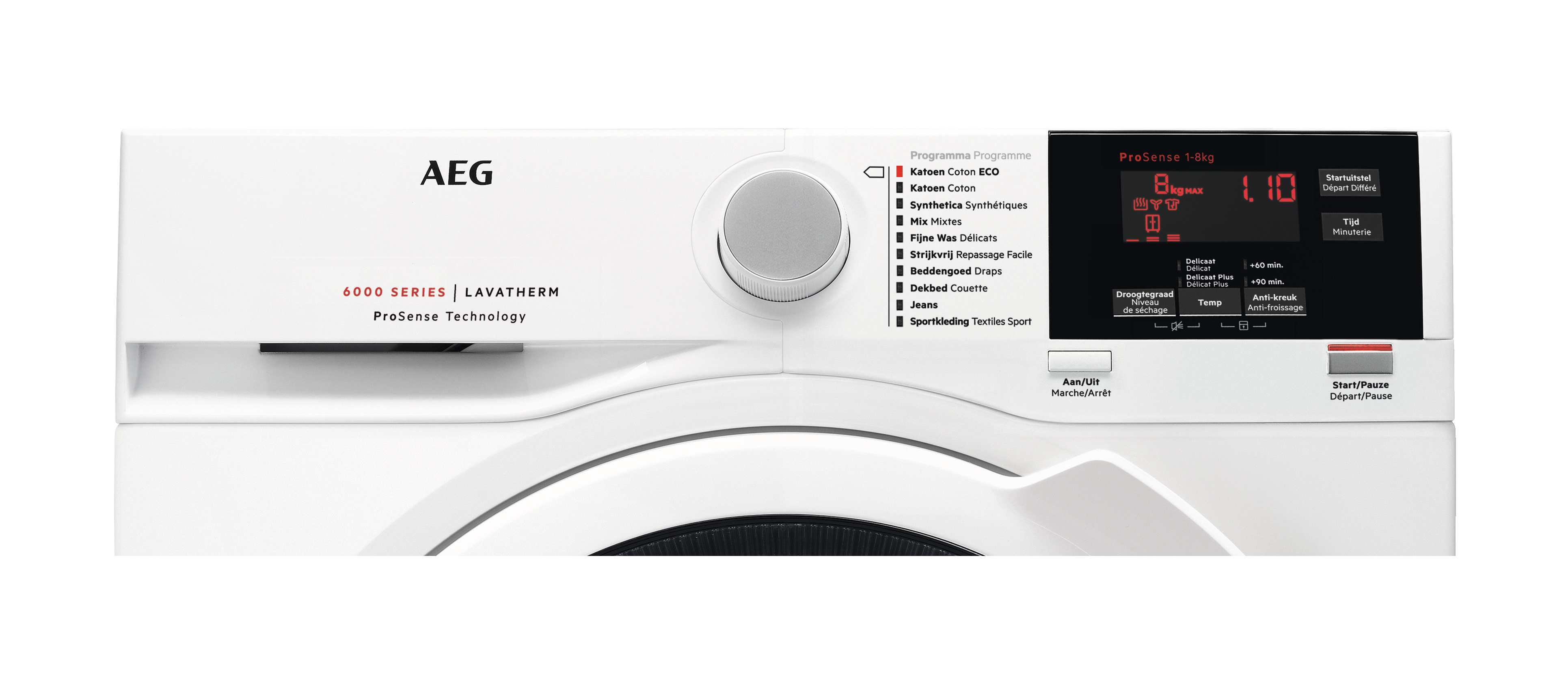 AEG T6DBG82W 6000 droogkast - condensdroger