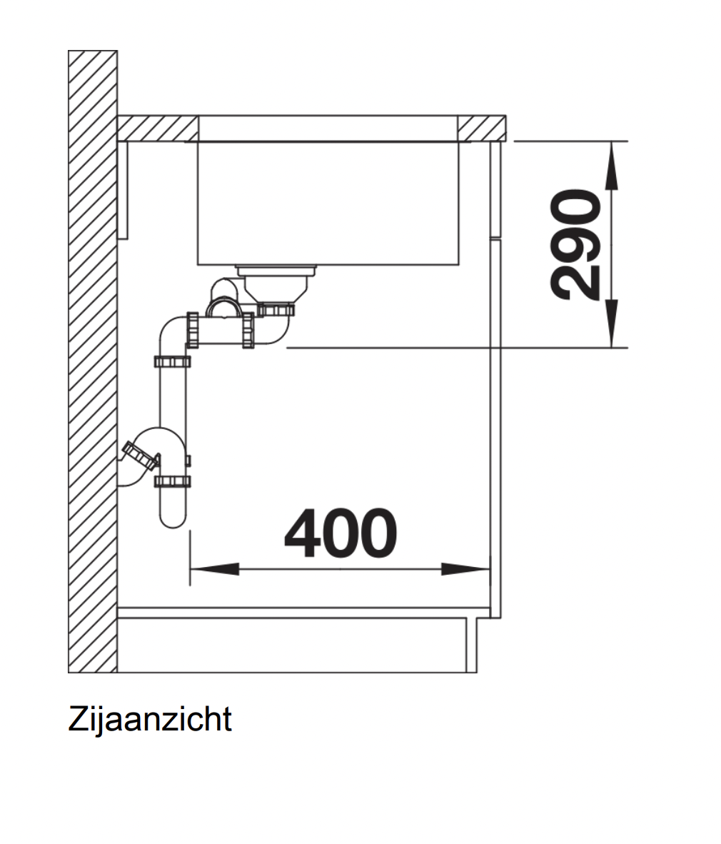 BLANCO 522977 ANDANO spoelbak
