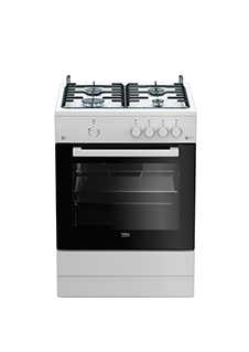 BEKO FBG62010DW fornuis met gaskookplaat - 60cm