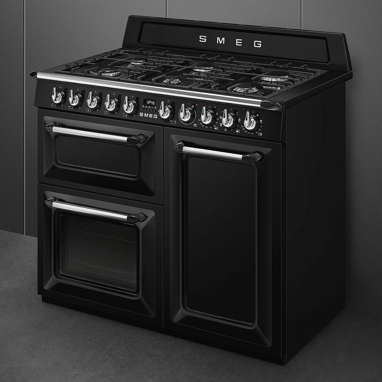SMEG TR103BL fornuis met gaskookplaat - 100cm