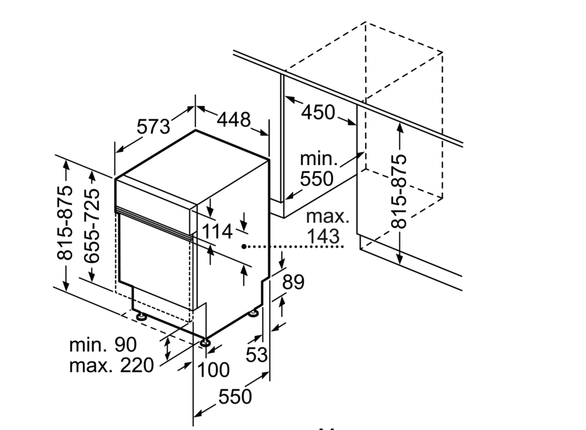 BOSCH SPI4HMS49E SERIE 4 vaatwasser met bedieningspaneel