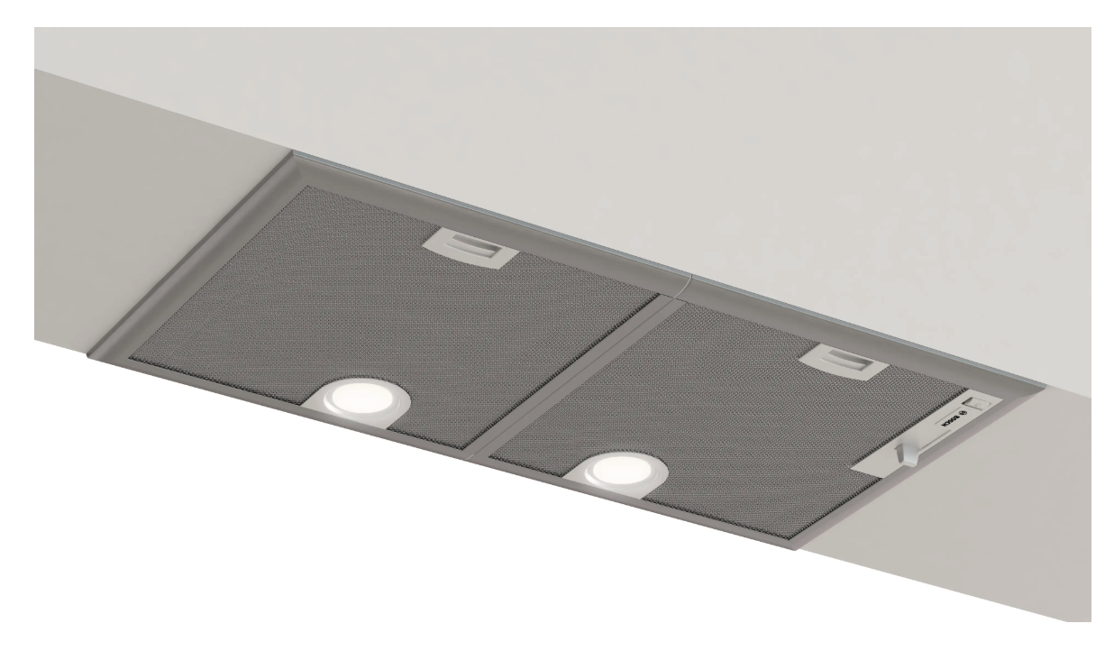 BOSCH DHL755BM inbouw dampkap - 75cm