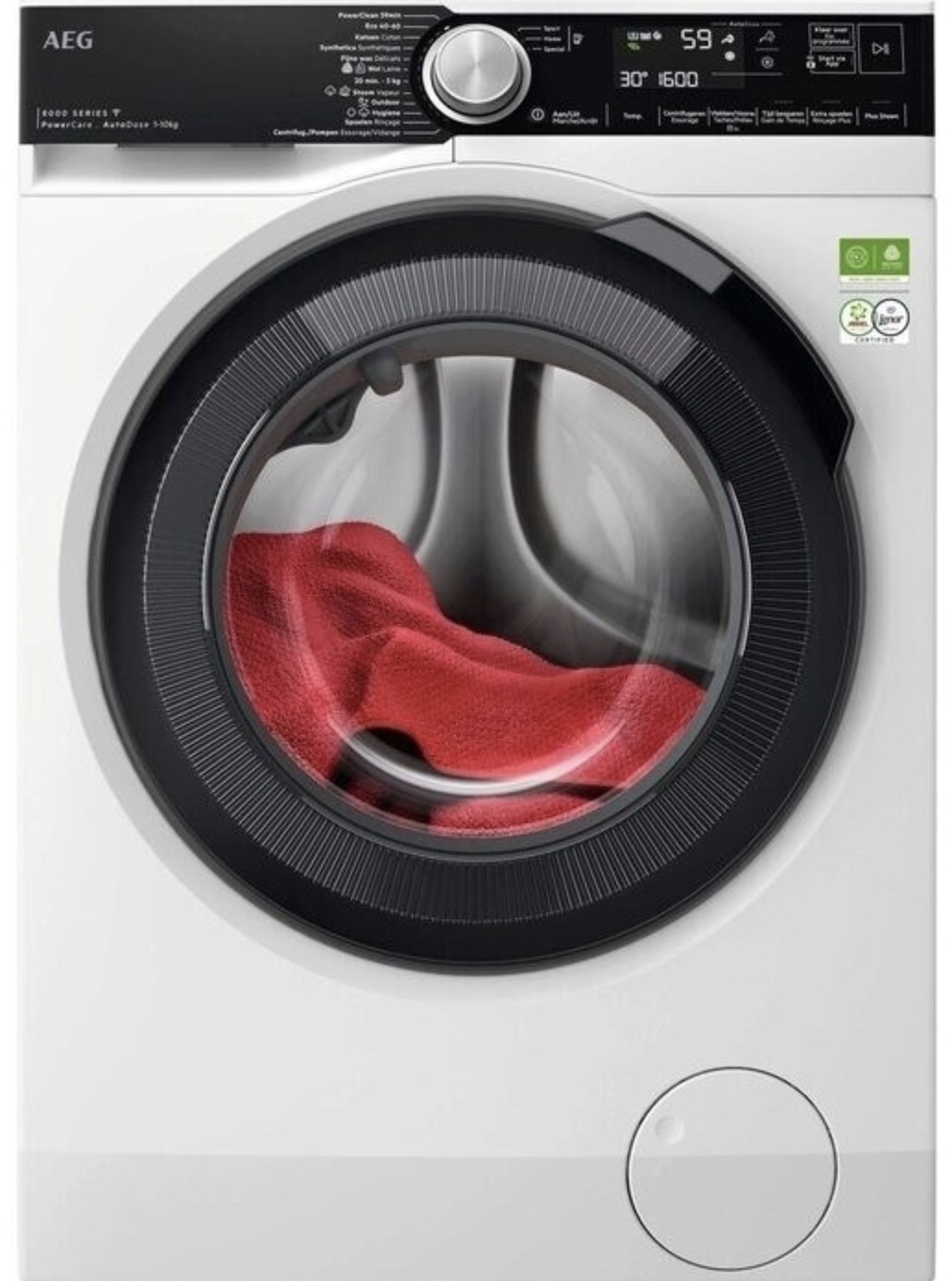 AEG LR87ADBC06 8000  wasmachine