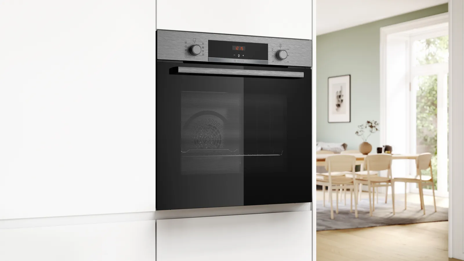 BOSCH HBA514BS3 SERIE 4 multifunctionele oven - 60cm