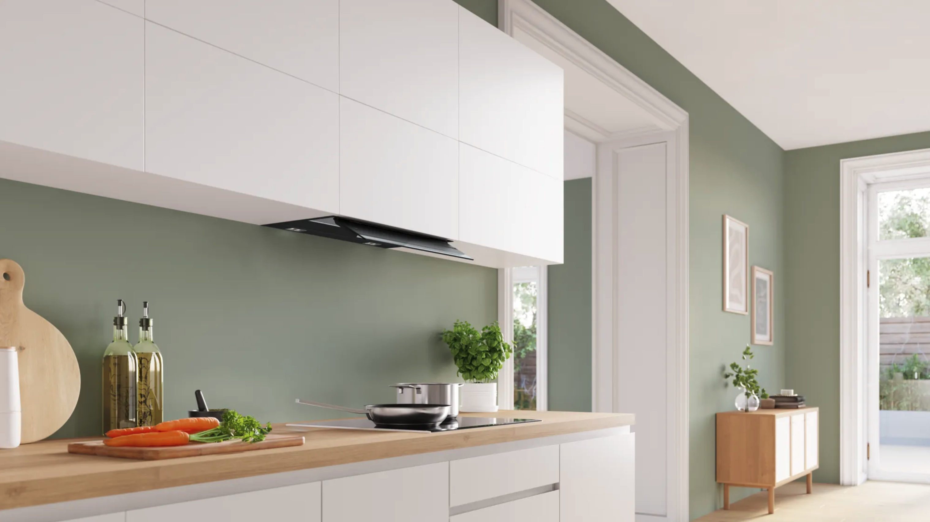 BOSCH DBB67DP65 geïntegreerde dampkap - 60cm