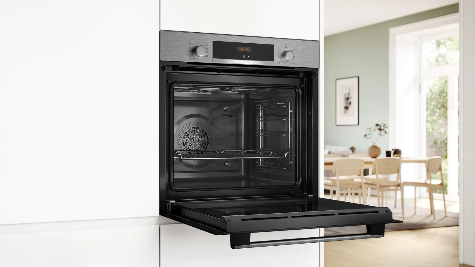 BOSCH HBA514BS3 SERIE 4 multifunctionele oven - 60cm