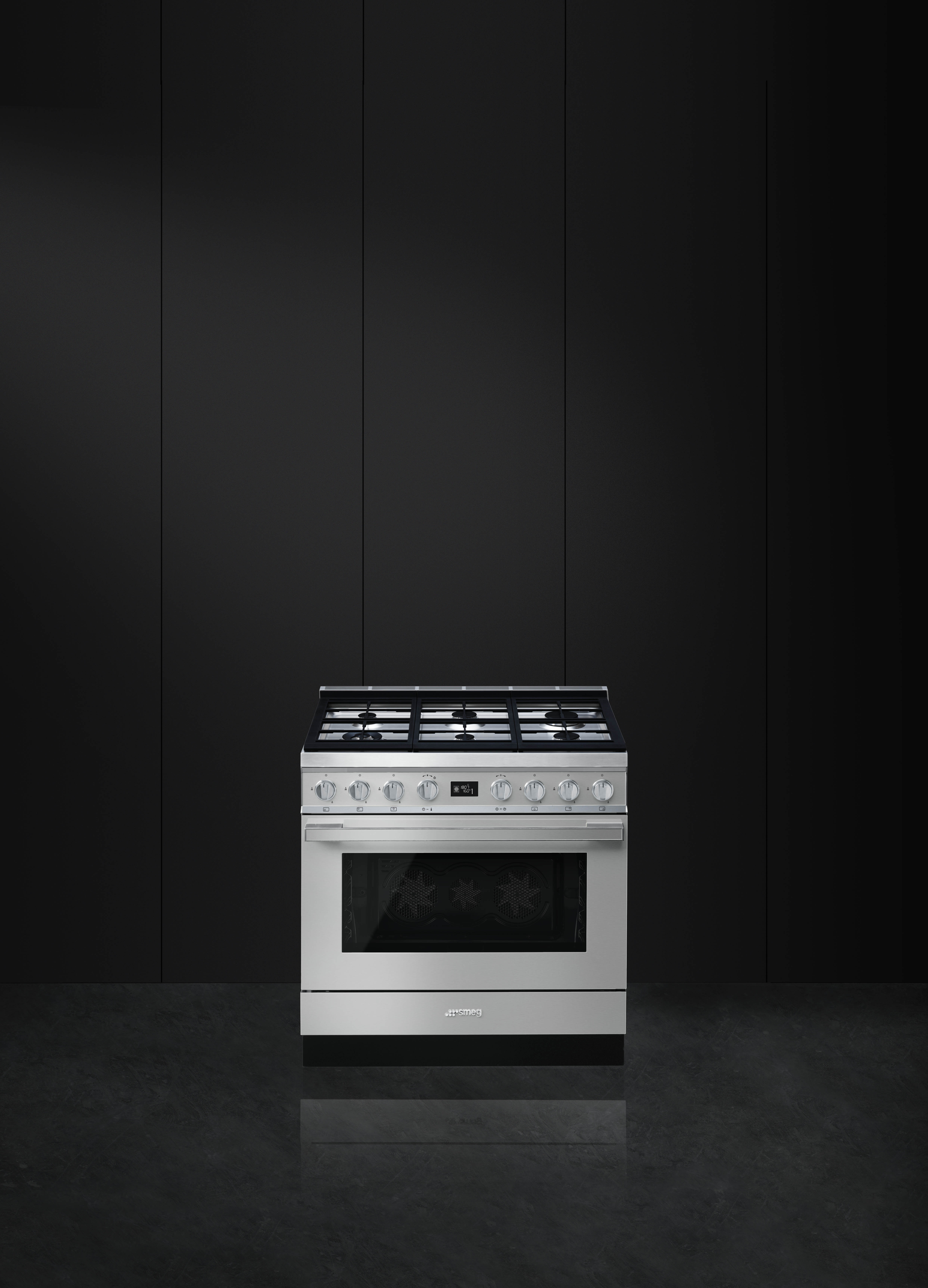 SMEG CPF9GPX fornuis met gaskookplaat - 90cm