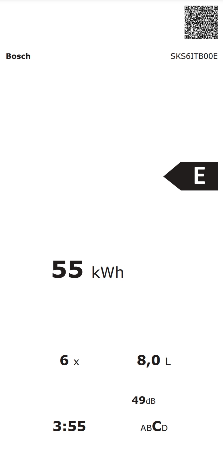 BOSCH SKS6ITB00E SERIE 4 vrijstaande vaatwasser