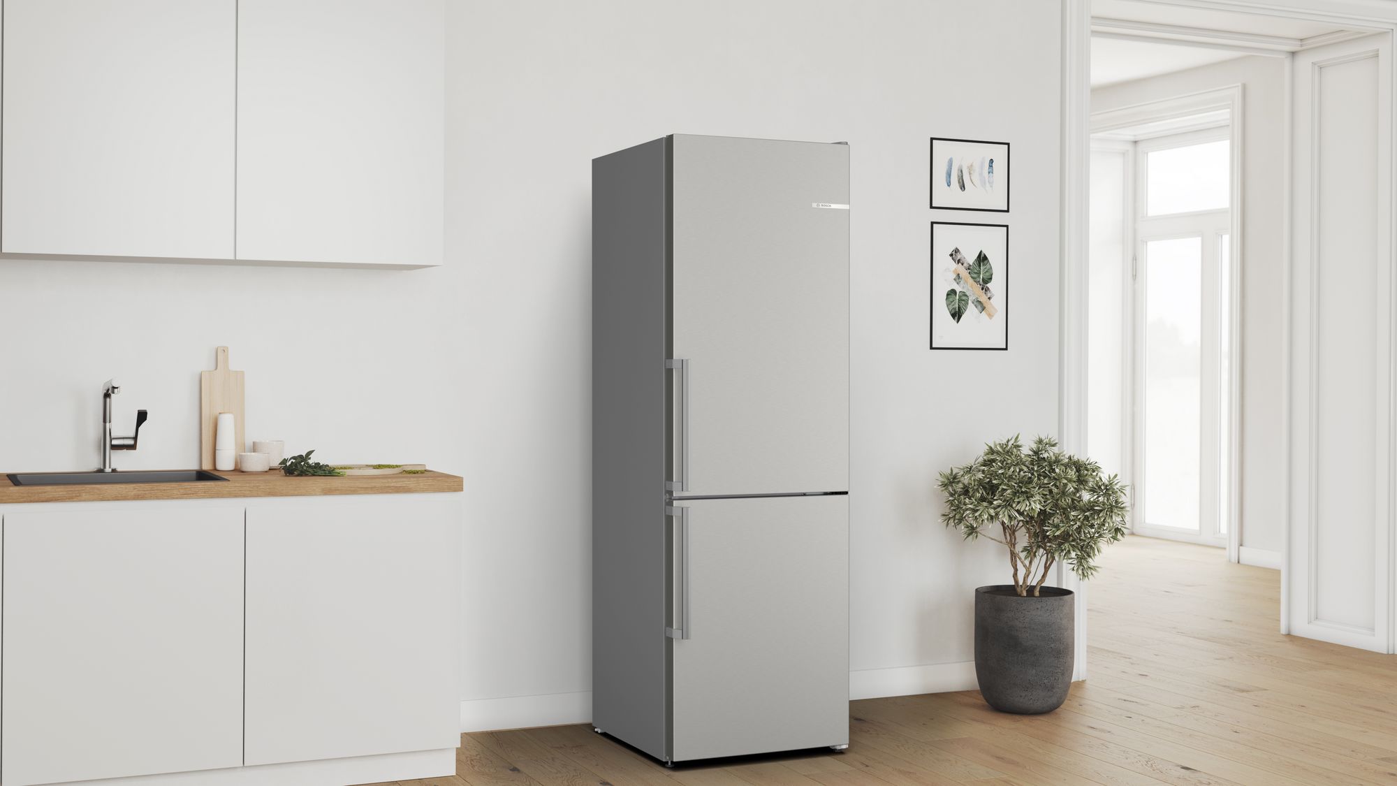 BOSCH KGN36VICT SERIE 4 vrijstaande koel-/vriescombinatie - 186cm