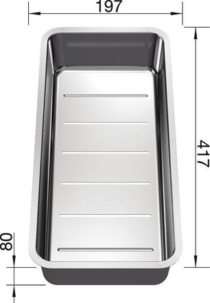 BLANCO 227692 inzetbakje