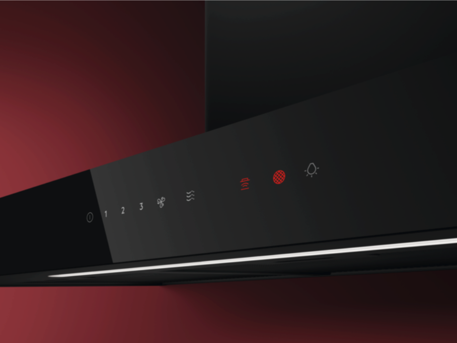 AEG NDB6791HB 6000 wandschouwdampkap - 90cm AEG NDB6791HB 6000 wandschouwdampkap - 90cm