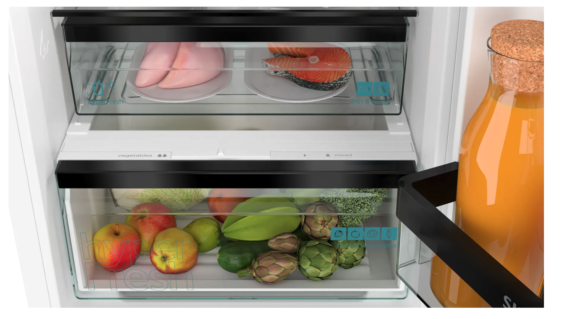 SIEMENS KI86NSDD0 IQ500 koel-/vriescombinatie - 177cm