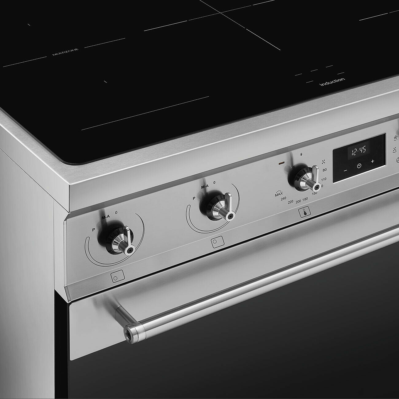 SMEG C9IMX2 fornuis met inductie kookplaat - 90cm