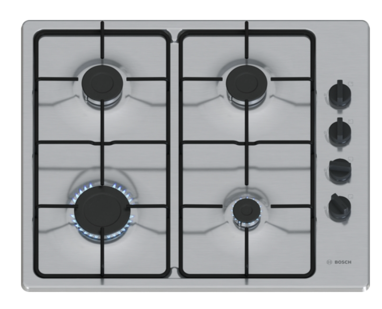 BOSCH PBP6B5K80 SERIE 2 gaskookplaat - 60cm