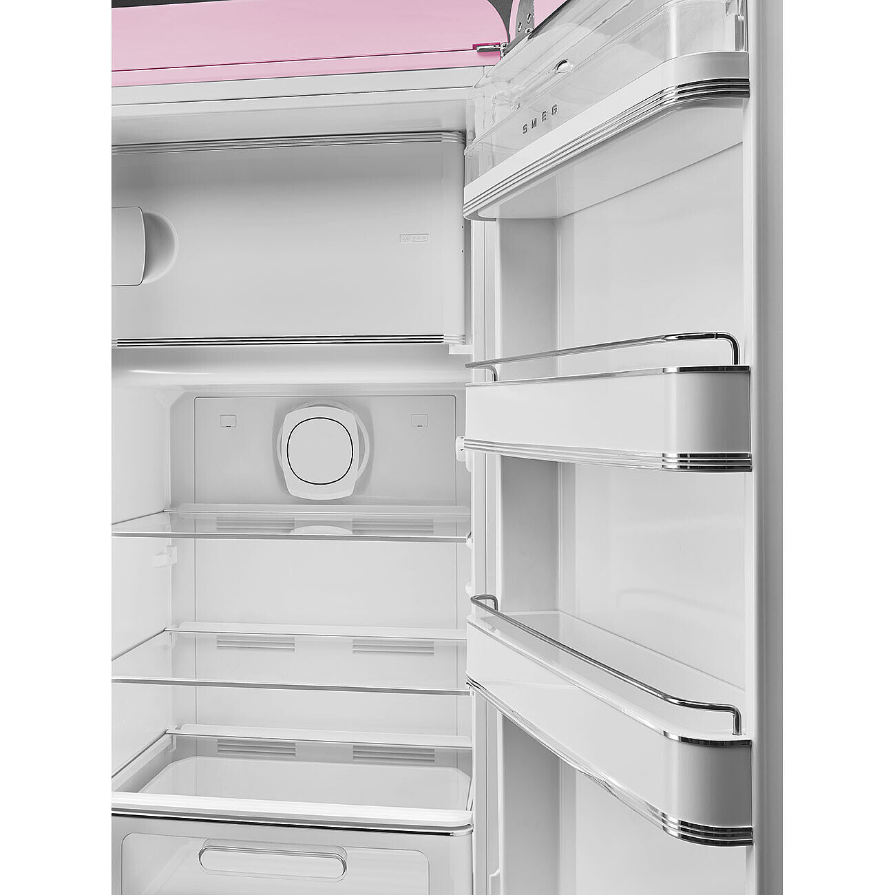 SMEG FAB28RPK6 vrijstaande koelkast met vriesvak - 153cm